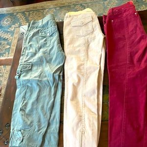 Lot of (3) White House Black Market pants- size 2